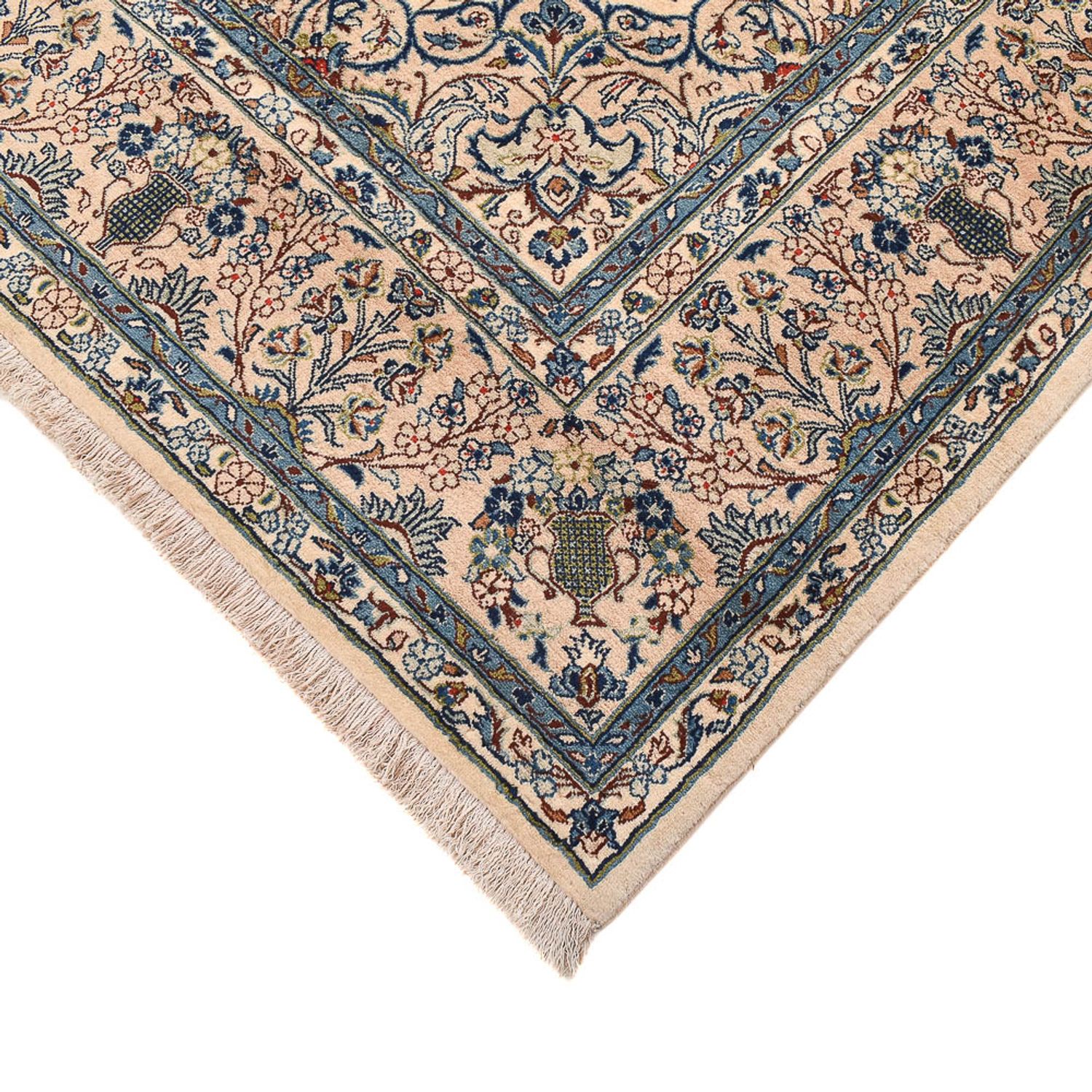 Tapis persan - Keshan - 305 x 206 cm - crème