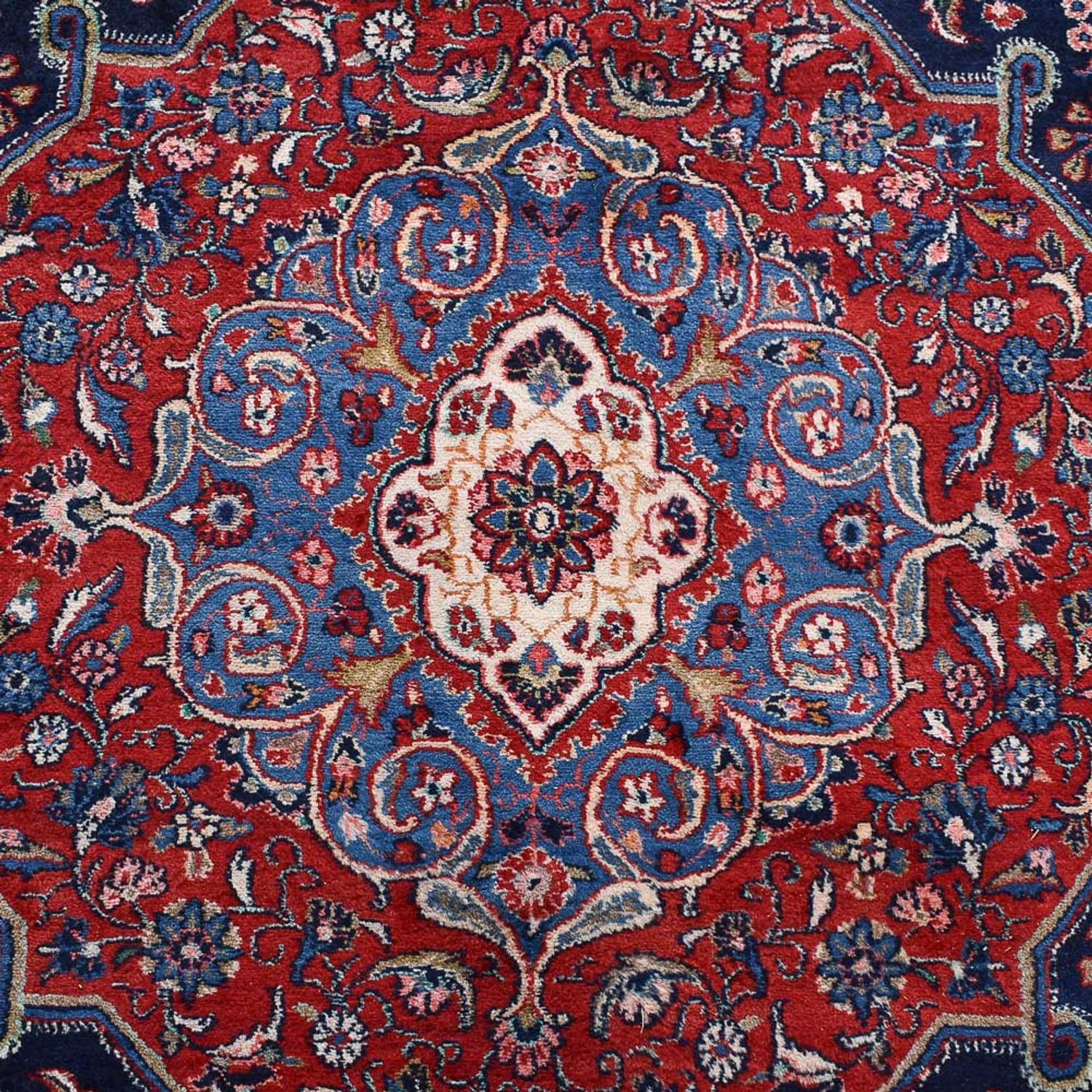 Tapis persan - Classique - 438 x 352 cm - rouge foncé