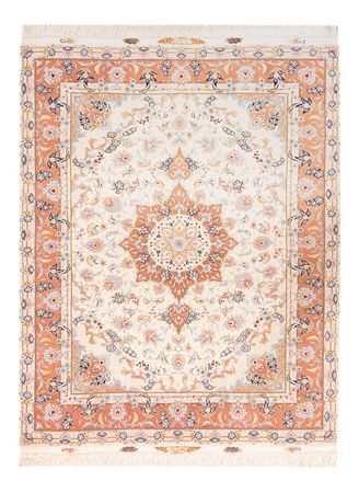 Perzisch tapijt - Tabriz - Royal - 210 x 150 cm - beige