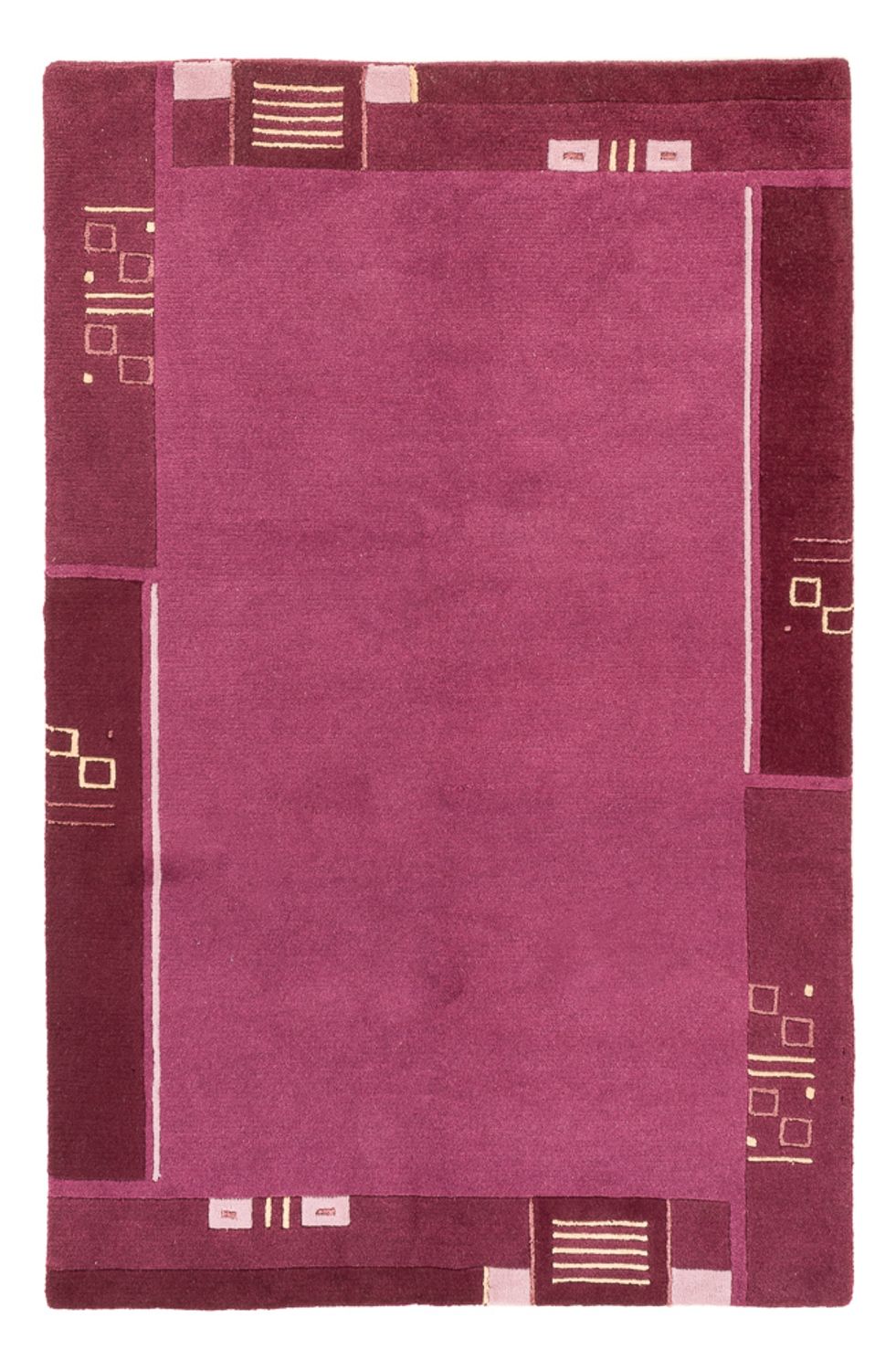 Tapis Népalais - 180 x 120 cm - violet