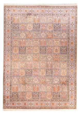 Silk Rug - Kashmir Silk - 337 x 247 cm - light red