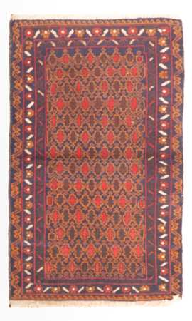 Baluch tapijt - 131 x 71 cm - veelkleurig