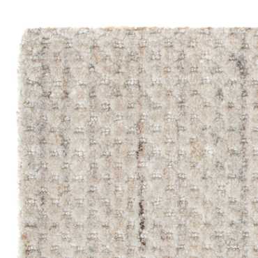 Wool Rug square  - 31 x 31 cm - light grey