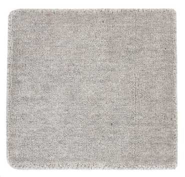 Tappeto di lana quadrato  - 33 x 30 cm - grigio