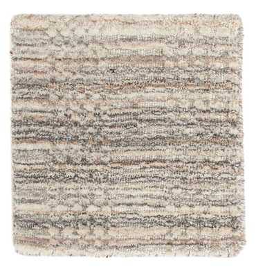 Ullmatta kvadrat  - 31 x 30 cm - flerfärgad