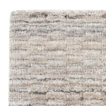 Tapis en laine carré  - 33 x 30 cm - gris clair