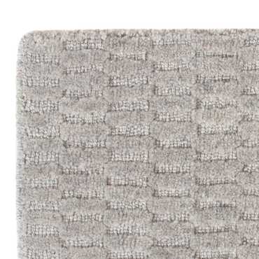 Wool Rug square  - 32 x 32 cm - grey