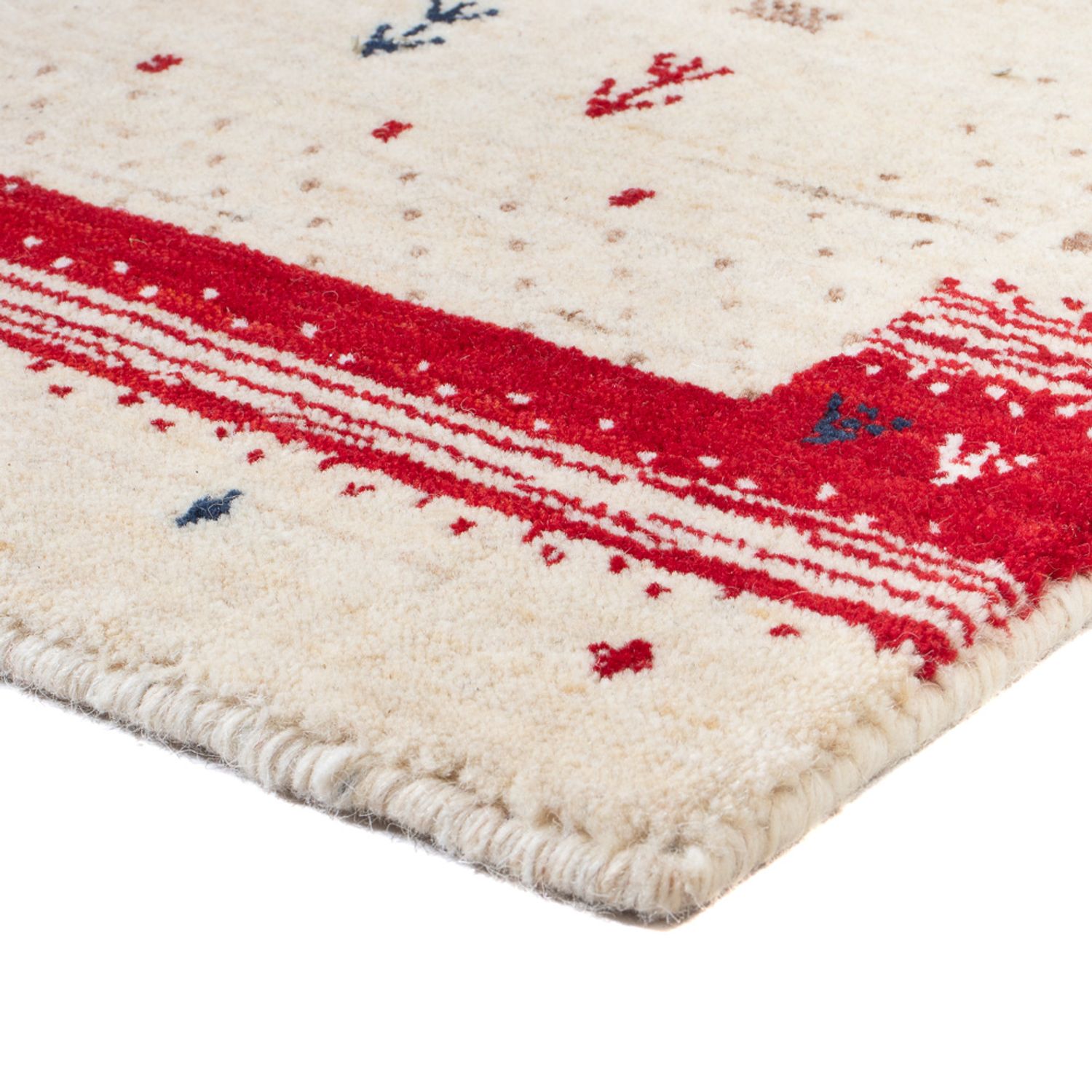 Gabbeh Teppich - Loribaft Indus - 90 x 60 cm - mehrfarbig