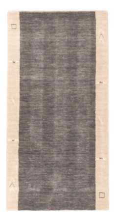 Tapis Gabbeh - Indus - 140 x 70 cm - gris