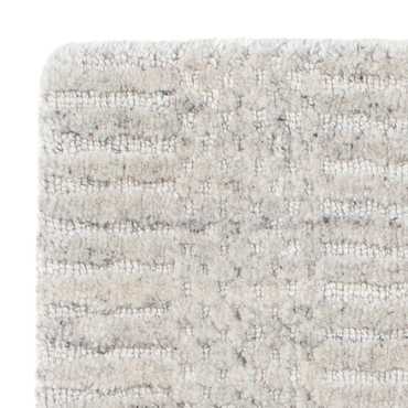 Tapis en laine carré  - 30 x 30 cm - gris clair