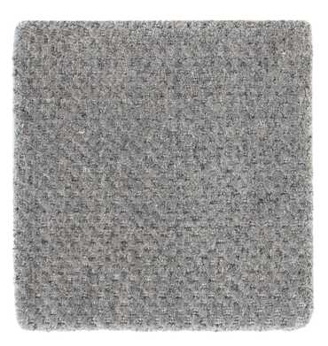 Tapis en laine carré  - 30 x 30 cm - gris