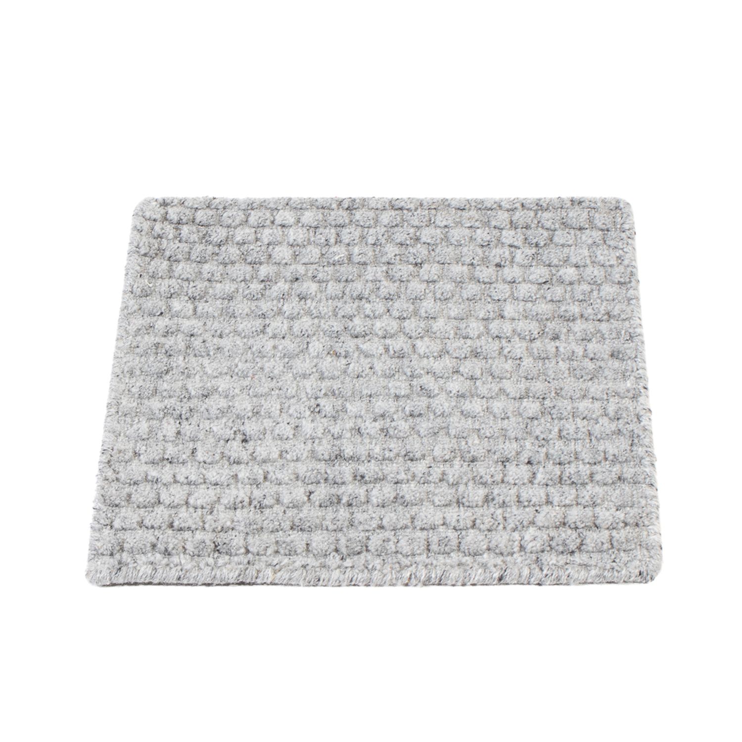 Ullmatta kvadrat  - 34 x 32 cm - grått