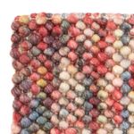 Tapis en laine carré  - 32 x 32 cm - multicolore