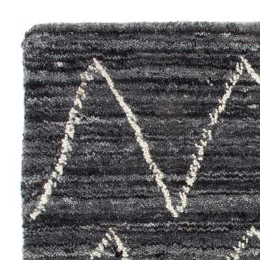 Wool Rug square  - 42 x 42 cm - anthracite