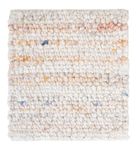 Tapis en laine carré  - 35 x 32 cm - multicolore