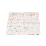 Tapis en laine carré  - 35 x 32 cm - multicolore