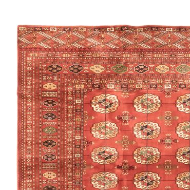 Afghan Rug - Bukhara - 410 x 300 cm - light red