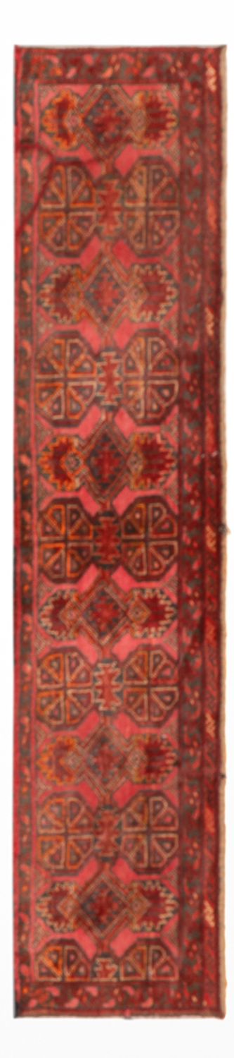 Tapis de couloir Tapis oriental - 160 x 40 cm - rouge foncé