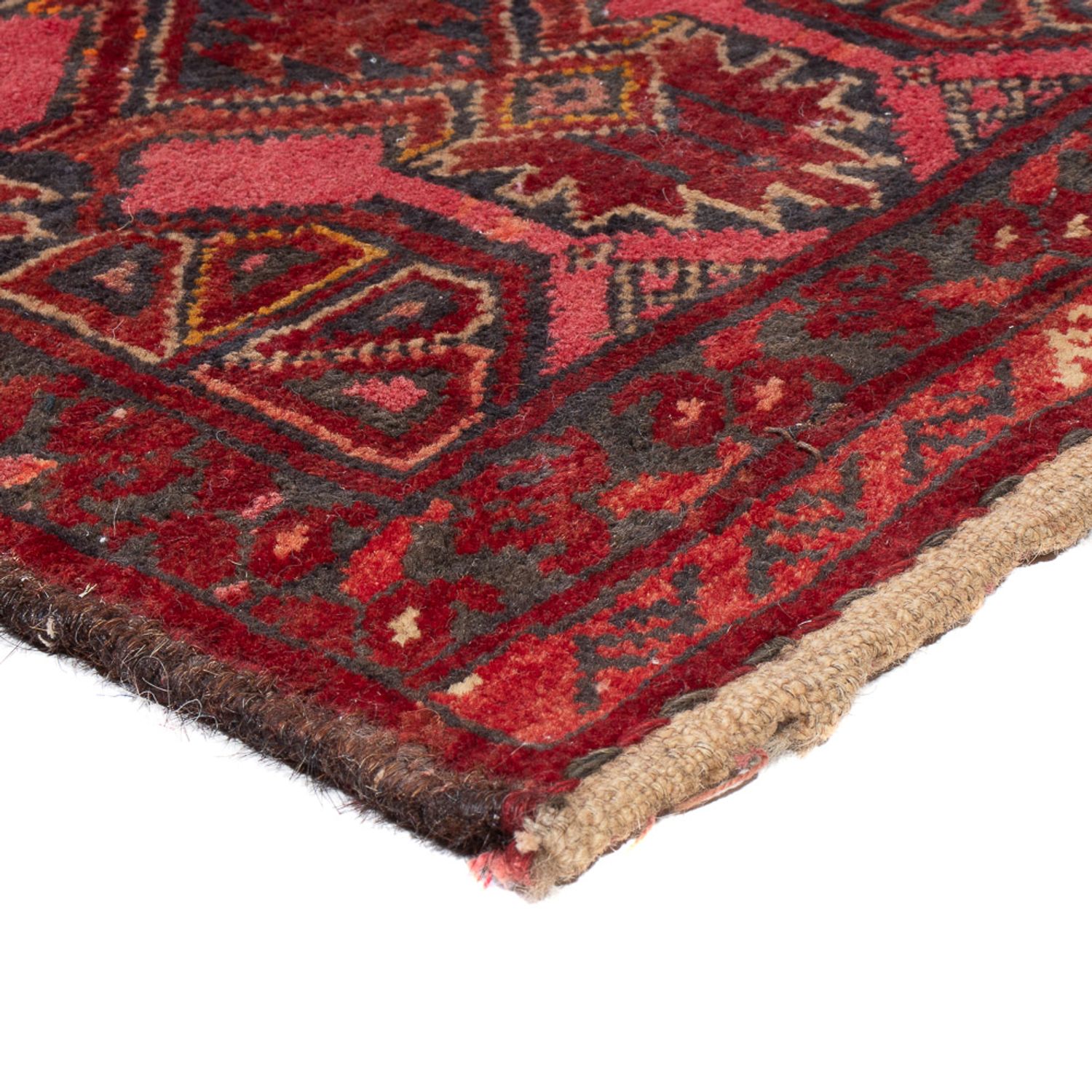 Tapis de couloir Tapis oriental - 160 x 40 cm - rouge foncé