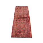 Tapis de couloir Tapis oriental - 160 x 40 cm - rouge foncé