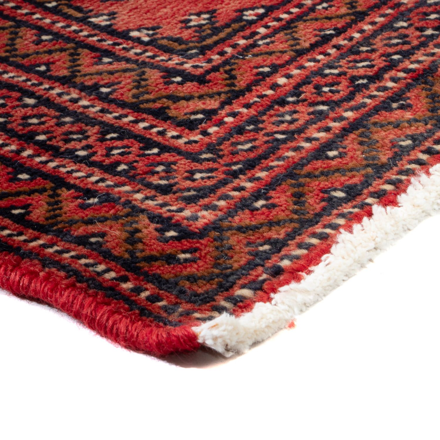 Tapis Turkaman - 100 x 50 cm - rouge foncé