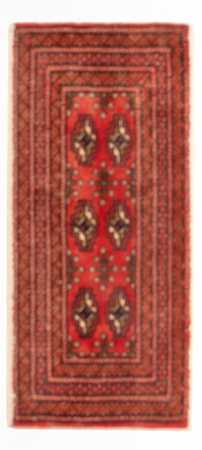 Tapis Turkaman - 100 x 50 cm - rouge foncé