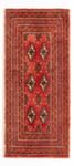 Tapis Turkaman - 100 x 50 cm - rouge foncé