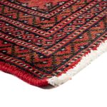 Turkaman Rug - 100 x 50 cm - dark red