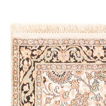 Tappeto corsia Tappeto di seta - Seta del Kashmir - 280 x 96 cm - rosa