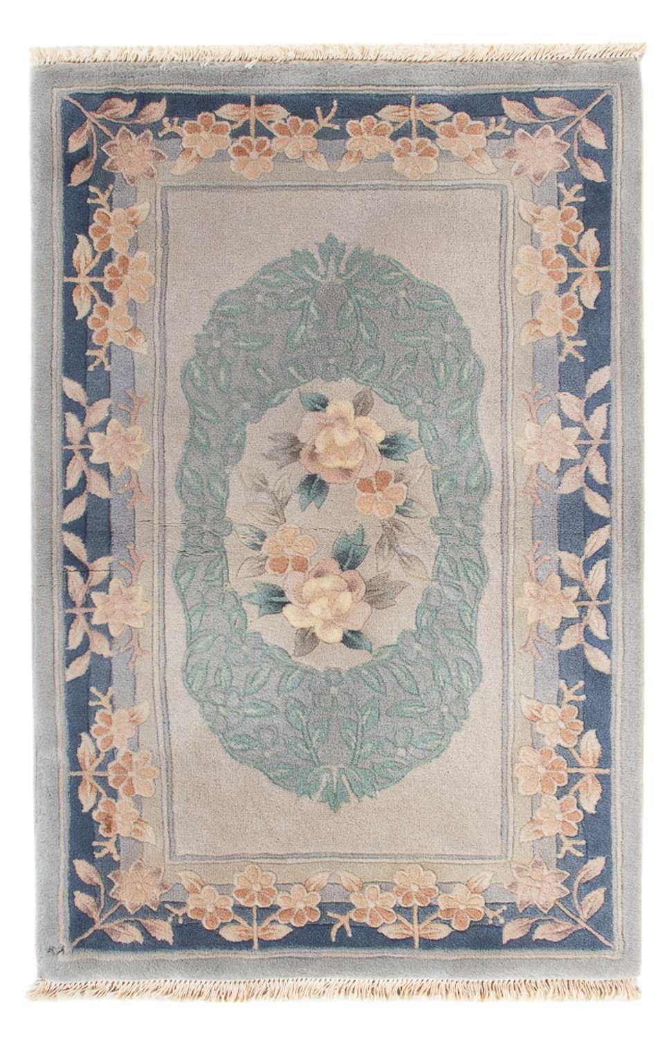 Tapis chinois - 94 x 60 cm - sable