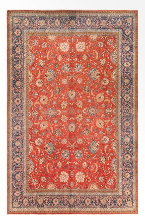 Tappeto Persero - Tabriz - 393 x 266 cm - rosso