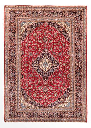 Perzisch tapijt - Keshan - 352 x 250 cm - rood