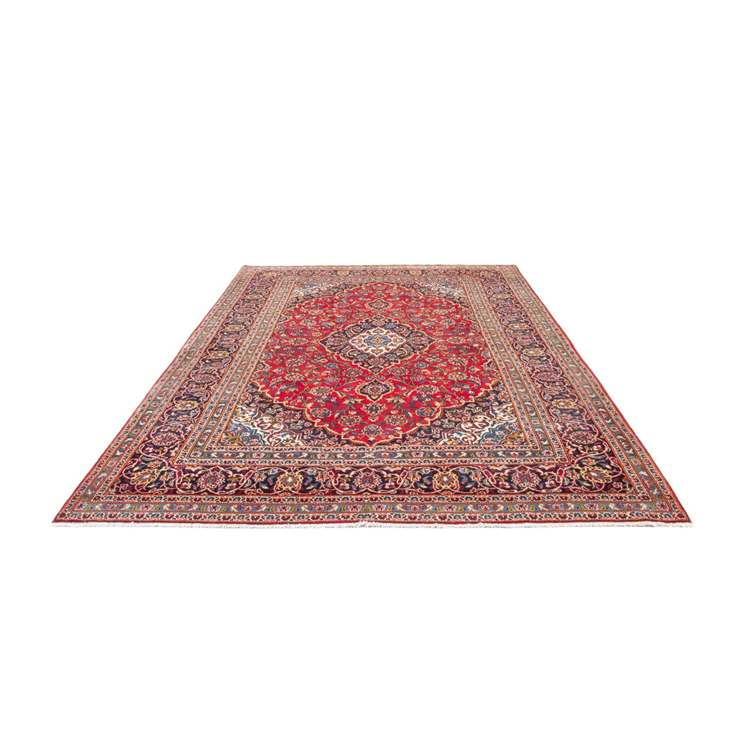 Tapis persan - Keshan - 300 x 200 cm - rouge