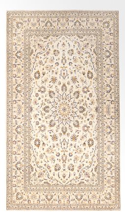 Tapis persan - Keshan - 290 x 197 cm - crème