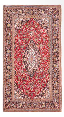 Tapis persan - Keshan - 304 x 195 cm - rouge