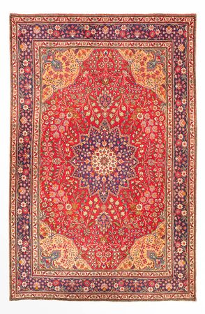 Tapis persan - Tabriz - 295 x 200 cm - rouge