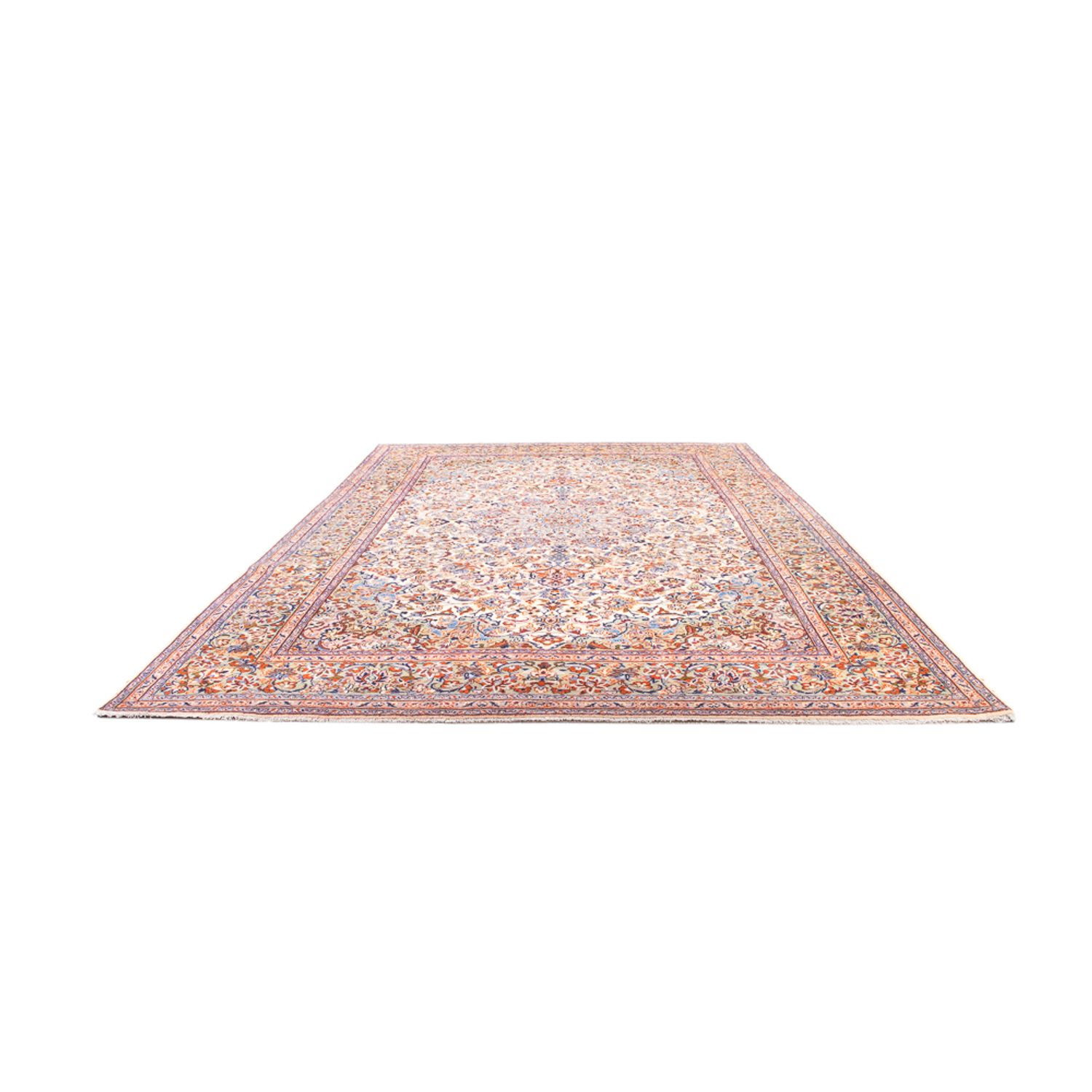 Perzisch tapijt - Keshan - 410 x 280 cm - donker beige