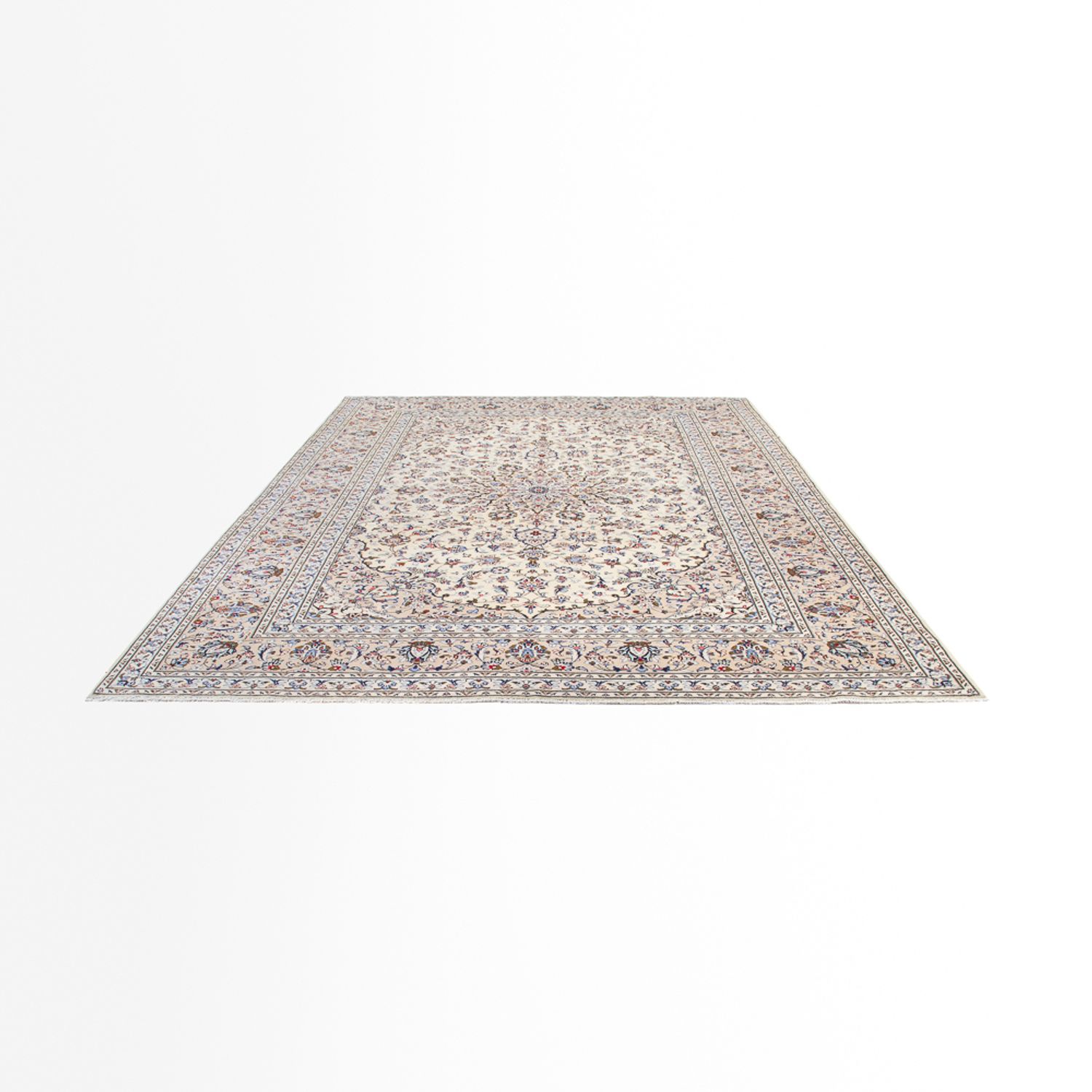 Perzisch tapijt - Keshan - 355 x 245 cm - beige