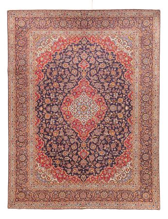 Perser Rug - Keshan - 380 x 295 cm - dark blue