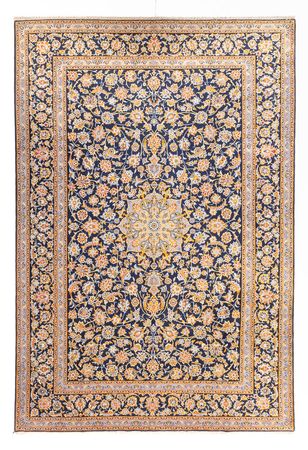 Perser Rug - Keshan - 402 x 288 cm - dark blue