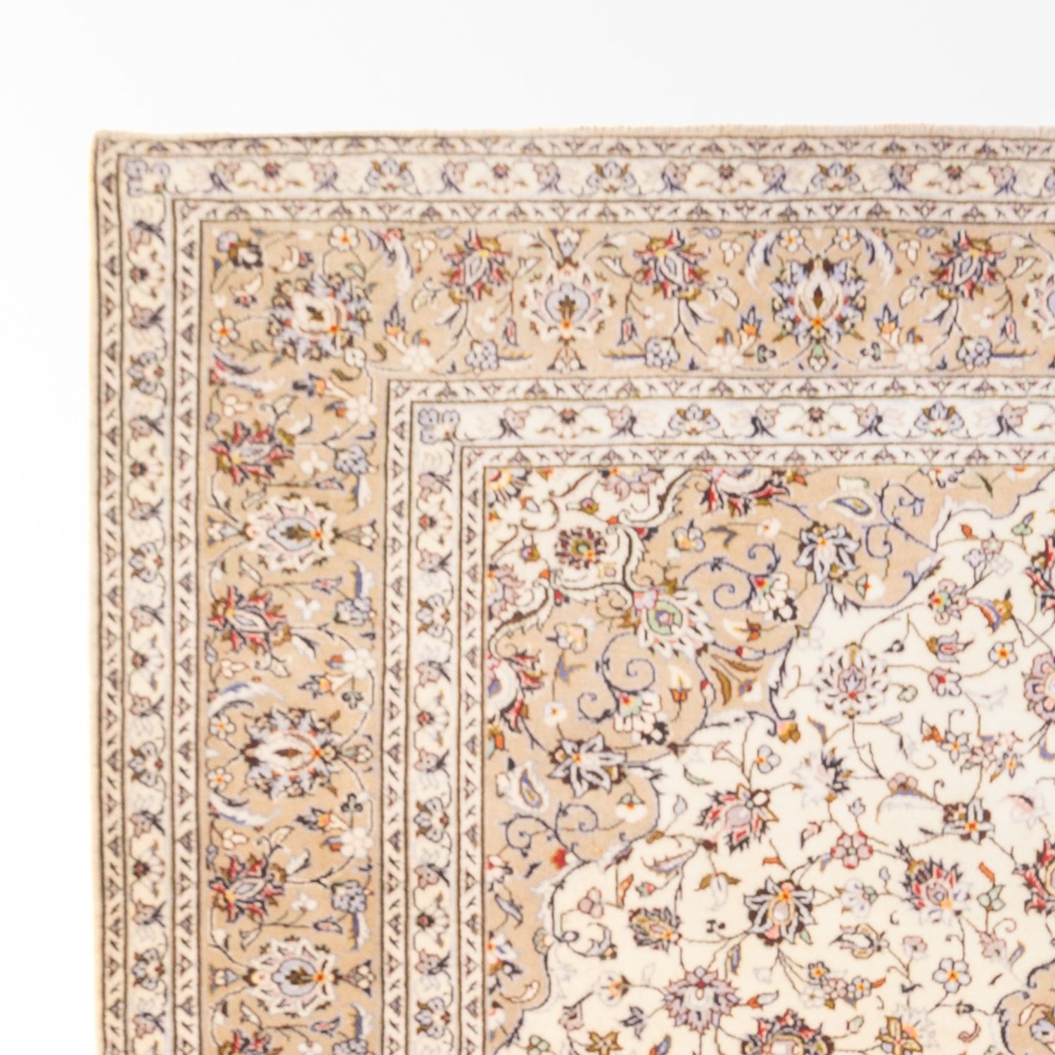 Alfombra persa - Keshan - 351 x 245 cm - beige