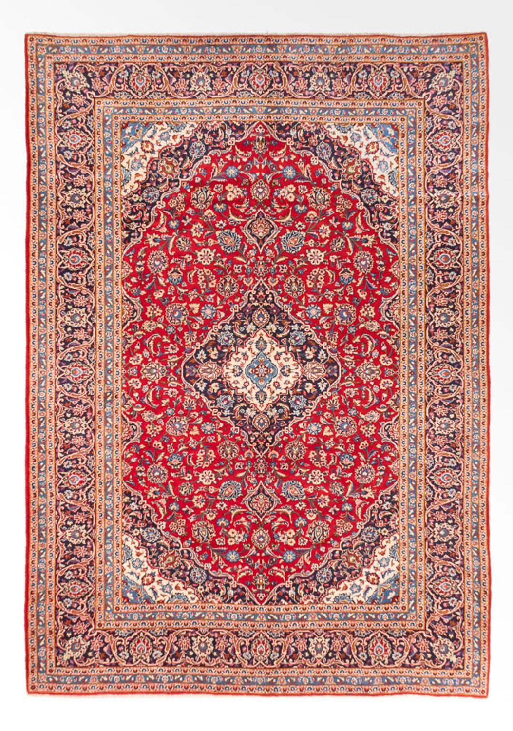 Perzisch tapijt - Keshan - 350 x 250 cm - rood