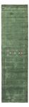 Tapis de couloir Tapis Gabbeh - Indus - 300 x 80 cm - vert