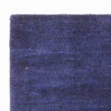 Tapis Gabbeh - Indus - 150 x 90 cm - bleu foncé