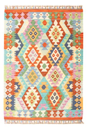 Tapis Kelim - Splash - 165 x 100 cm - multicolore