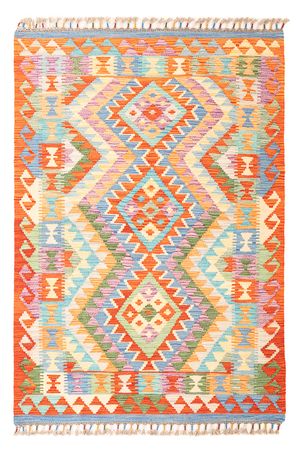 Tapis Kelim - Splash - 165 x 100 cm - multicolore