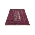 Tapis Belutsch carré  - 250 x 250 cm - rouge foncé