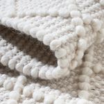 Wool Rug - 93 x 60 cm - light grey