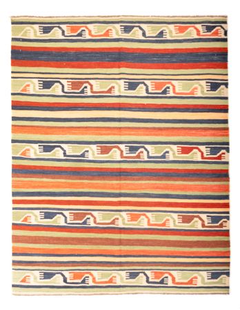 Tapis Kelim - Oriental - 202 x 154 cm - multicolore