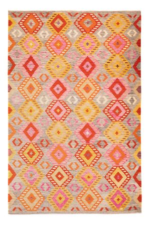 Tapis Kelim - Splash - 259 x 176 cm - multicolore